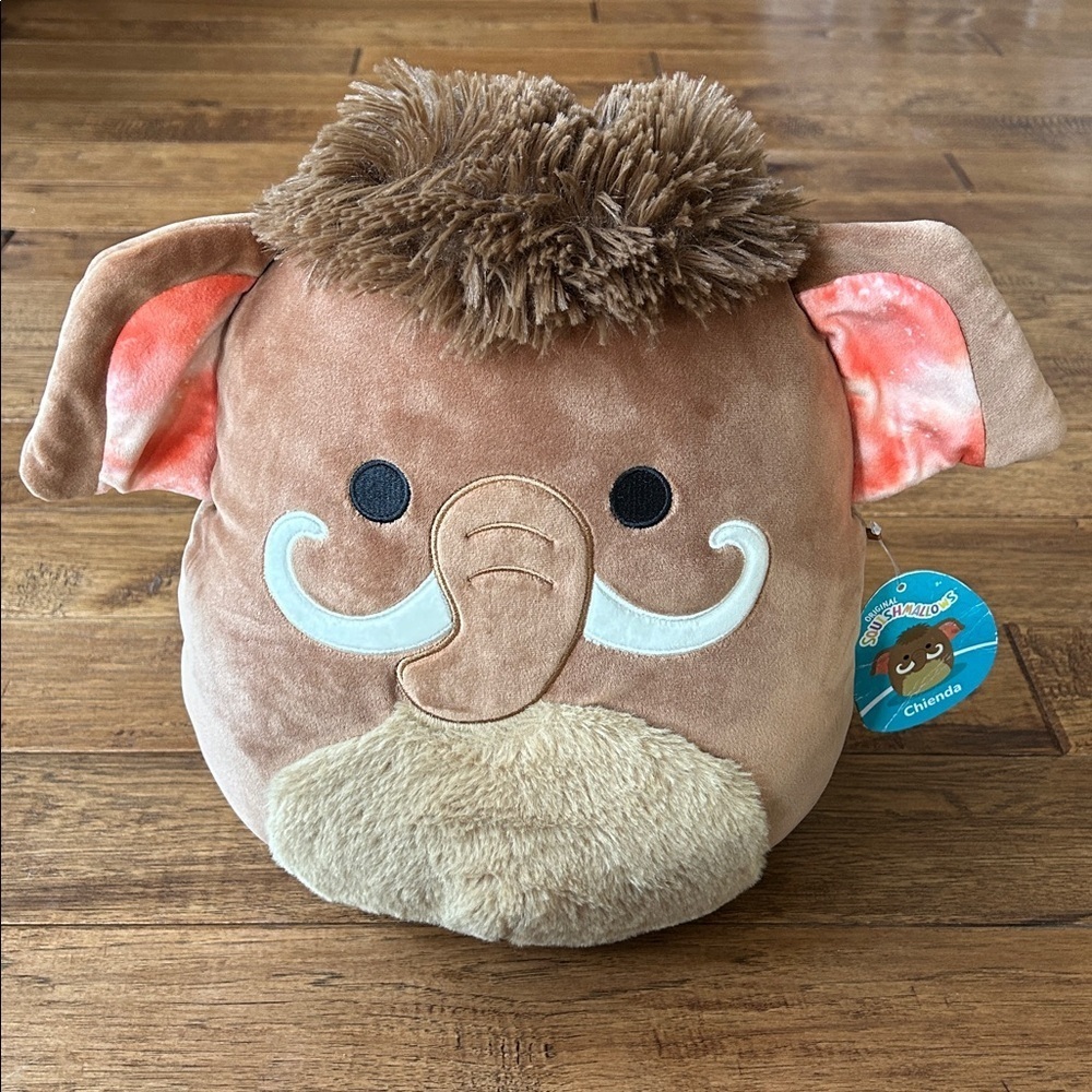 Squishmallows KellyToy Chienda The Wooly Mammoth Prehistoric Squad New NWT